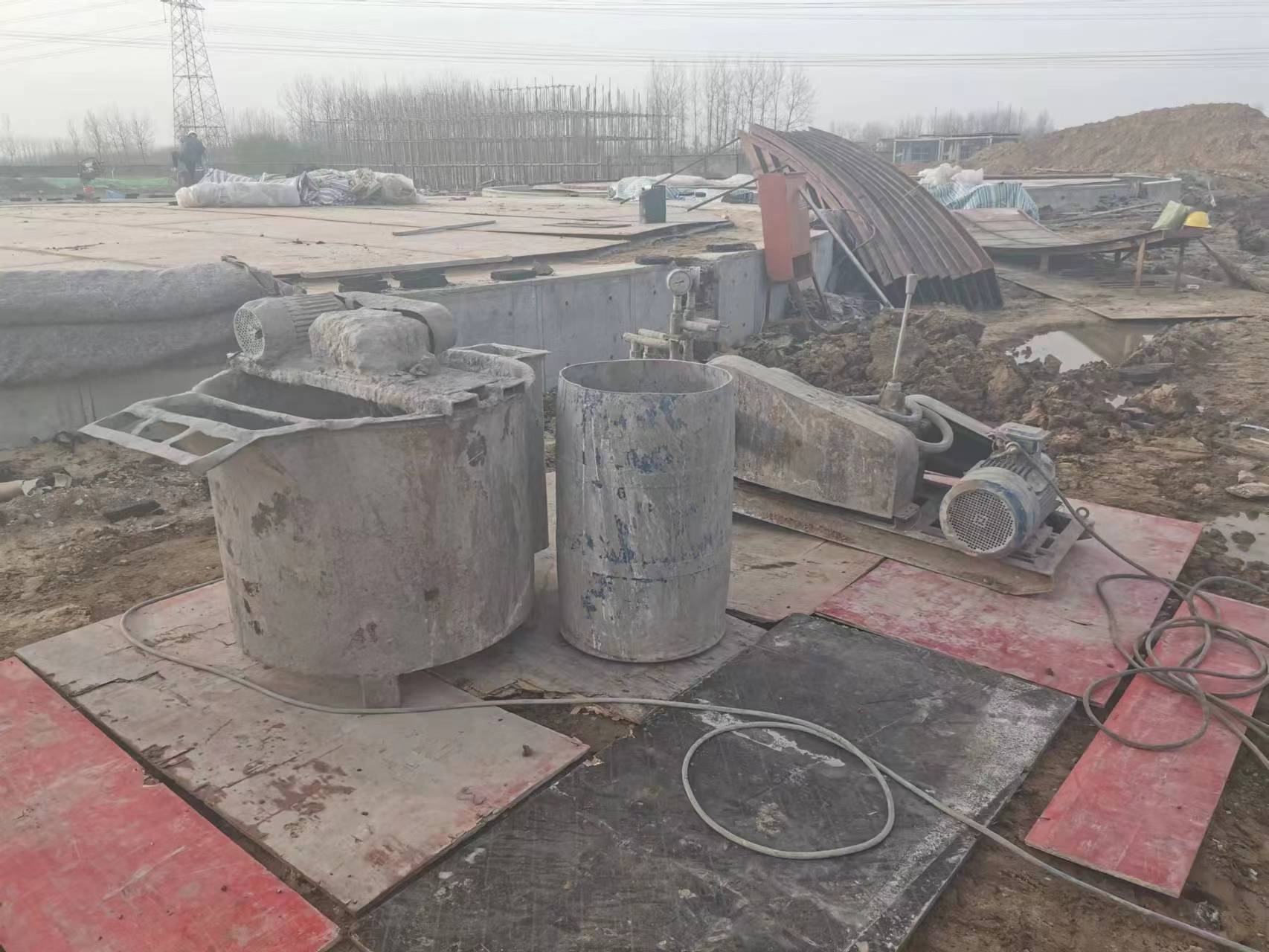 老新镇设备基础注浆