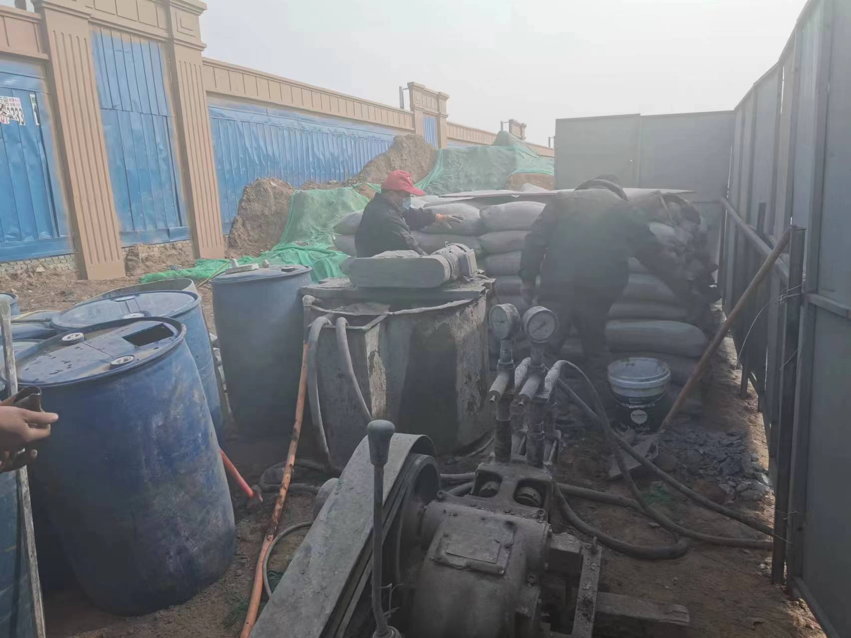 老新镇房屋下沉注浆